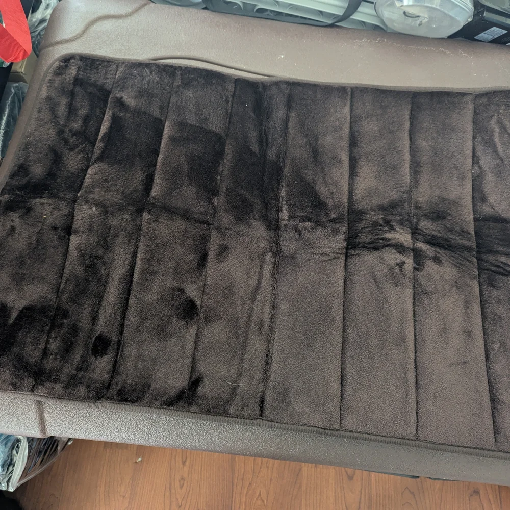 Plush Brown Bath Mat